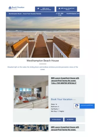 Westhampton Beach Vacation Homes