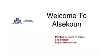 Welcome To alsekoun Best villa painting services