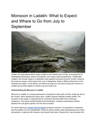 Monsoon in Ladakh_ What to Expect and Where to Go from July to September