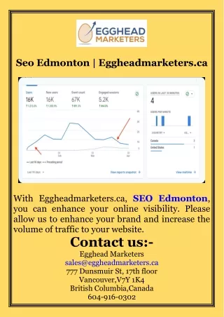 Seo Edmonton  Eggheadmarketers.ca