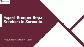 Expert Bumper Repair Services in Sarasota