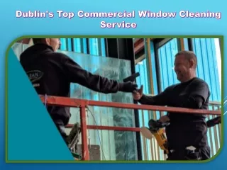 Dublin's Top Commercial Window Cleaning Service