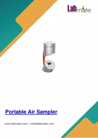 Portable Air Sampler 7Kg