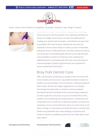 Dentist Bray Park