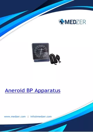 Aneroid BP Apparatus ±3mmHg