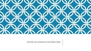 epson authorized distributors