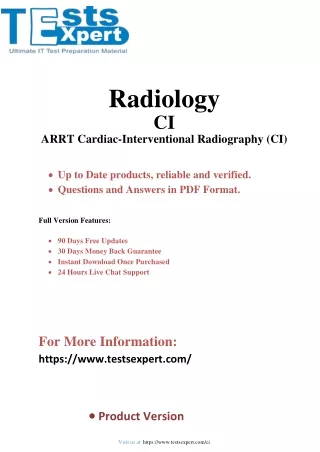 Excel in CI - ARRT Cardiac-Interventional Radiography Exam