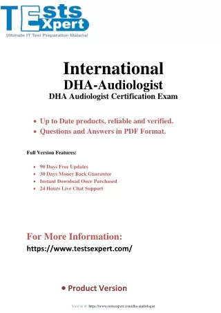 Pass the DHA Audiologist Certification Exam Easily & Fast