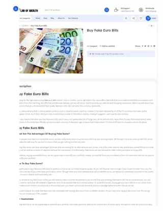 Buy Fake Euro Bills - labofwealth.com