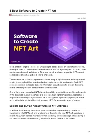 8 Best Software to Create NFT Art