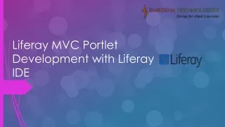 Liferay MVC Portlet Development with Liferay IDE