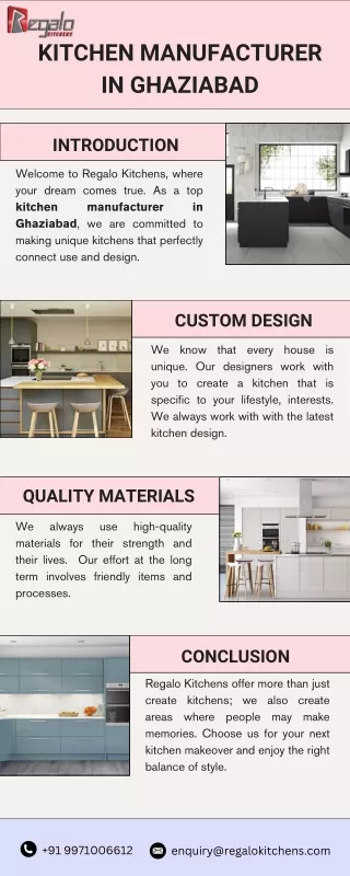 Kitchen Manufacturer In Ghaziabad