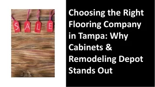 Flooring Companies in Tampa | 09/09/2024