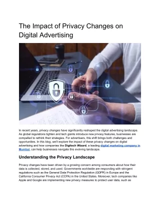 The Impact of Privacy Changes on Digital Advertising (1)