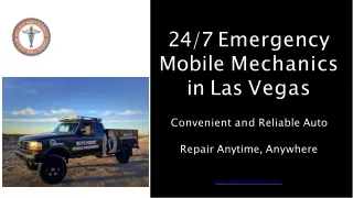 24-7 Emergency Mobile Mechanics in Las Vegas