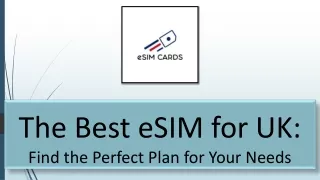 Grab The Best eSIM For UK at Budget-Friendly Prices