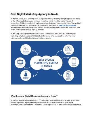 Best Digital Marketing Agency in Noida