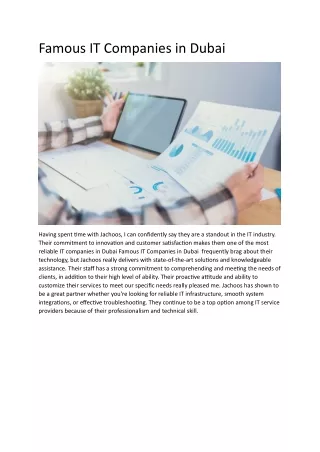 Famous IT Companies in Dubai