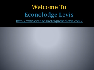 Econolodge Levis