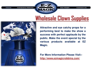 Wholesale Clown Supplies