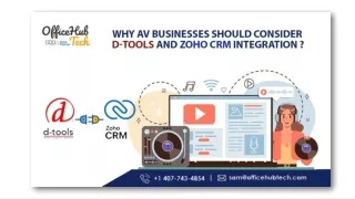Why AV Businesses Should Consider DTools Zoho CRM Integration