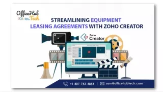 Streamlining Equipment Leasing Agreements with Zoho Creator