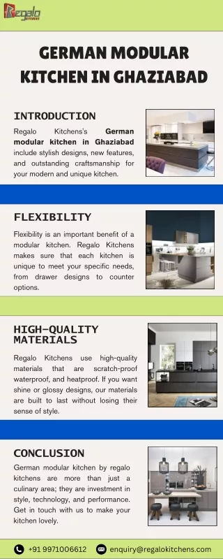 German Modular Kitchen In Ghaziabad