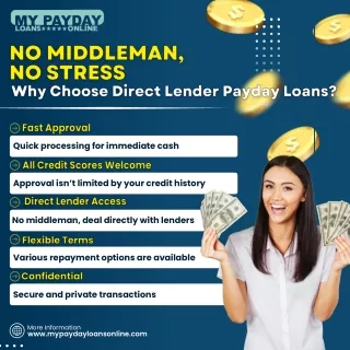 Direct Lender Payday Loans: Fast and Easy Cash Solutions