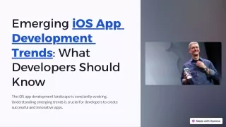 Emerging iOS App Development Trends: What Developers Should Know