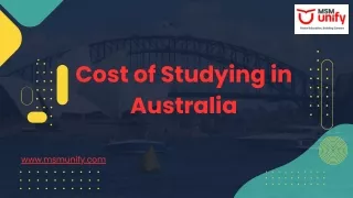 Tuition Fees and Living Costs: Studying in Australia