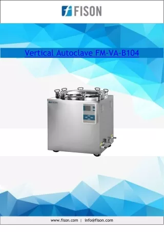 Vertical-Autoclave 120 L