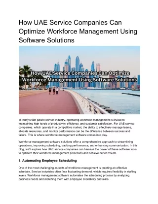 _Service Industries  Management Software UAE