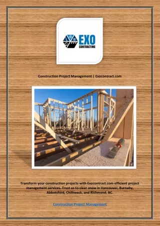 Construction Project Management