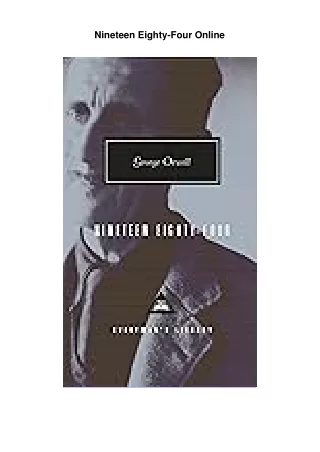 Nineteen Eighty-Four Online
