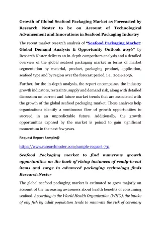 Seafood Packaging Market