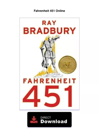 Fahrenheit 451 Kindle
