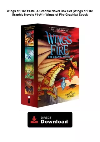 Wings of Fire #1-#4: A Graphic Novel Box Set (Wings of Fire Graphic Novels