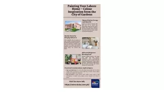 Painting Your Lahore Home - Colour Inspiration from the City of Gardens