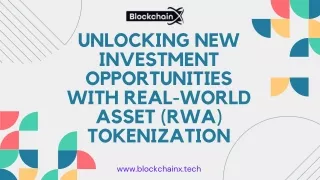 Unlocking New Investment Opportunities with Real-World Asset (RWA) Tokenization