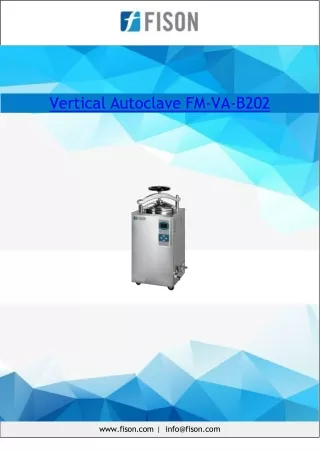 Vertical-Autoclave 80 Kg