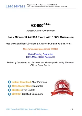 [September Materials] Latest sharing of Microsoft AZ-900 dumps exam practice que