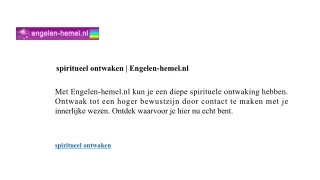 spiritueel ontwaken  Engelen-hemel.nl54