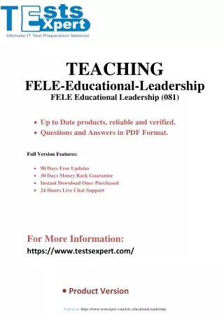 Pass the FELE-Educational Leadership Exam Success