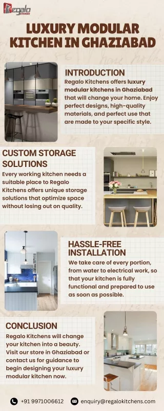 Luxury Modular Kitchen In Ghaziabad
