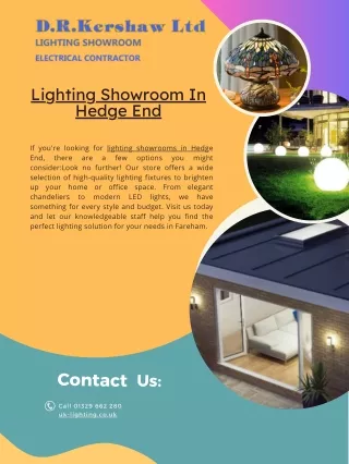 Lighting Showroom In Hedge End (1)