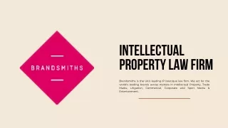 The Modern Intellectual Property Law Firm - Brandsmiths