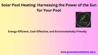 Solar Pool Heating Harnessing the Power of the Sun for Your Pool