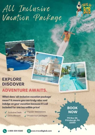 All Inclusive Vacation Resort Package – Travel By Bob