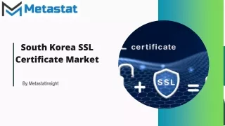 South Korea SSL Certificate Market