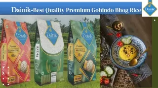 Dainik- Best Quality Premium Gobindo Bhog Rice
